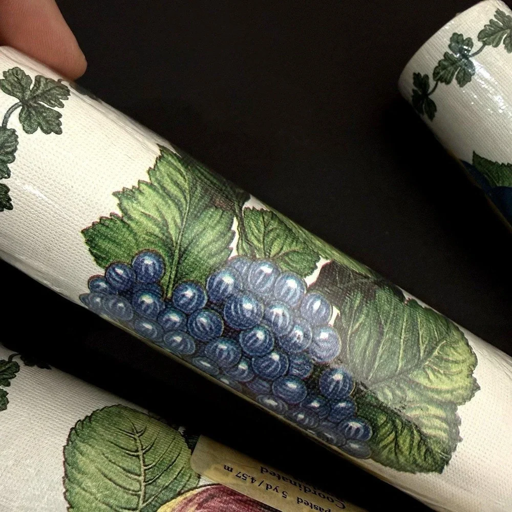 Portmeirion Pomona Cottagecore Wallpaper Border Country Kitchen Fruit Grapevine